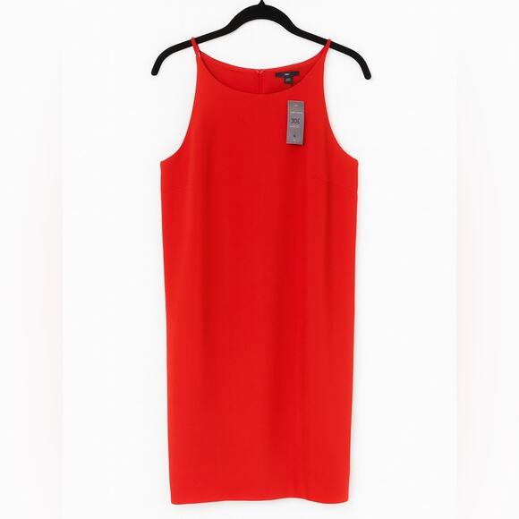 Ann Taylor Red Sleeveless Shift Dress – NWT – Size 10P - Picture 1 of 3